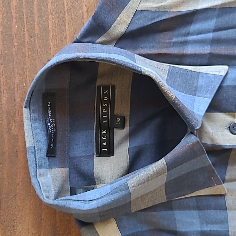 Jack Lipson Casual Button Down L - Picture 3 of 3